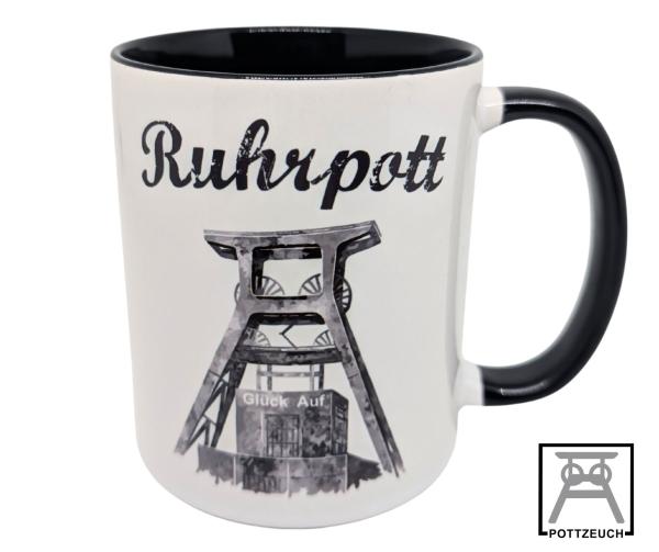 Kaffeepott Ruhrpott Zeche grau​​​​​​​